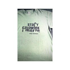 Stary człowiek i morze. Niebieskie t-shirty męskie Kurdemol, l, z dresówki, retro. Za 75,00 zł.