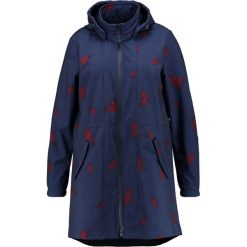 Zizzi Parka dark blue. Niebieskie płaszcze damskie marki Zizzi, z elastanu. W wyprzedaży za 384,30 zł.