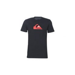 T-shirty z krótkim rękawem Quiksilver COMP LOGO SS. Czarne t-shirty męskie Quiksilver, s, bez wzorów, bez kołnierzyka, krótkie. Za 107,10 zł.
