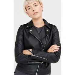 Kurtka typu biker - Czarny. Czarne kurtki damskie marki Cropp, s. Za 119,99 zł.