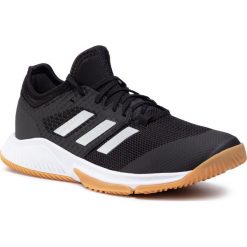 Buty adidas - Court Team Bounce M EF2642 Cblack/Silvmt/Ftwwht. Czarne buty sportowe męskie Adidas, ze skóry ekologicznej, bez zapięcia, tenisowe. Za 329,00 zł.