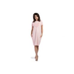 Sukienka damska casual. Szare sukienki damskie TXM, na co dzień, bez wzorów, casualowe, bez kołnierzyka, bez rękawów, proste. Za 34,99 zł.
