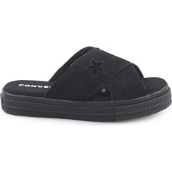 Converse One Star Kapcie Czarny. Czarne kapcie damskie Converse, ze skóry. Za 188,95 zł.