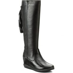 Buty zimowe damskie: Kozaki SIMEN – 9614 Faeda Czarna