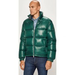 Armani Exchange - Kurtka puchowa. Zielone płaszcze męskie Armani Exchange, xl, bez wzorów, z poliesteru, krótkie, bez kaptura. W wyprzedaży za 1099,00 zł.