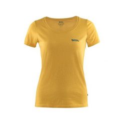 Fjällräven Koszulka Logo W, Ochra | 160 | L. Pomarańczowe koszulki męskie Fjällräven, m, bez wzorów, bez kołnierzyka, bez rękawów. Za 230,28 zł.