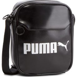 Saszetka PUMA - Campus Portable 075004 01 Puma Black. Czarne torby męskie skórzane Puma, bez wzorów, ze skóry ekologicznej, młodzieżowe. Za 99,00 zł.