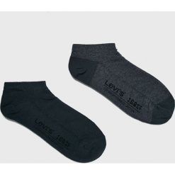 Levi's - Skarpety (2-pack). Niebieskie skarpetki męskie marki Levi's®, bez wzorów, z elastanu. Za 39,90 zł.