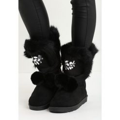 Czarne Śniegowce Ice Queen. Czarne buty zimowe damskie marki Cropp. Za 99,99 zł.