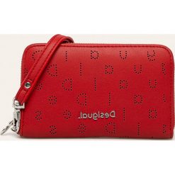 Desigual - Portfel. Czarne portfele damskie Desigual, bez wzorów, ze skóry ekologicznej. Za 199,90 zł.