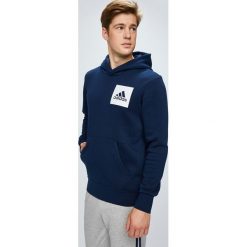 Adidas Performance - Bluza. Niebieskie bluzy męskie adidas Performance, s, bez wzorów, z bawełny, z kapturem, bez rękawów, z kapturem. W wyprzedaży za 159,90 zł.