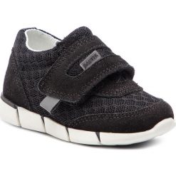 Sneakersy BARTEK - 51949/0HF Czarny. Czarne trampki chłopięce Bartek, bez wzorów, ze skóry, na rzepy. W wyprzedaży za 139,00 zł.
