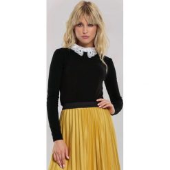 Czarny Sweter Valley Girl. Czarne swetry damskie other, s, bez wzorów, casualowe, bez rękawów, bez kaptura. Za 89,99 zł.