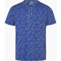 Nils Sundström - T-shirt męski, niebieski. Niebieskie t-shirty męskie Nils Sundström, s, w kwiaty, bez kołnierzyka. Za 79,95 zł.