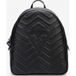 Guess Zana Large Plecak Czarny. Czarne plecaki damskie Guess, z aplikacjami, z materiału. Za 593,95 zł.