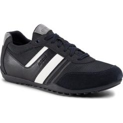 Sneakersy GEOX - U Garlan C U023GC 011AU C4002 Navy. Niebieskie sneakersy męskie Geox, na co dzień, bez wzorów, ze skóry ekologicznej, klasyczne, bez zapięcia. W wyprzedaży za 279,00 zł.