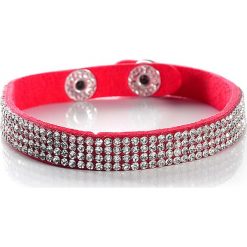 Bransoletka w kolorze czerwonym. Czerwone bransoletki damskie marki Crystal & Co, z tworzywa sztucznego, sztuczne. W wyprzedaży za 38,95 zł.