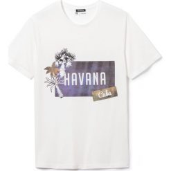 T-shirty męskie: T-shirt z nadrukiem z czystej bawełny