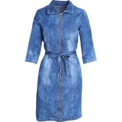 Niebieska Sukienka Natural. Niebieskie sukienki Born2be, z jeansu. Za 89,99 zł.