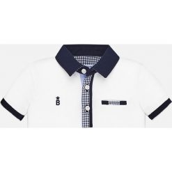 Mayoral - Polo dziecięce 68-98 cm. Białe t-shirty chłopięce Mayoral, bez wzorów, z bawełny, z krótkim rękawem. Za 78,90 zł.