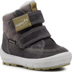 Śniegowce SUPERFIT - GORE-TEX 1-009314-2000 M Grau/Hellgrün. Szare śniegowce chłopięce Superfit, bez zapięcia, gore-tex. Za 299,00 zł.