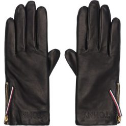 Tommy Hilfiger Corporate Rękawiczki Czarny. Czarne rękawiczki damskie TOMMY HILFIGER, bez wzorów, z wełny. Za 376,95 zł.