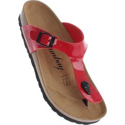 Chodaki damskie: Japonki "Camelia" w kolorze czerwonym
