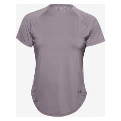 Under Armour Sport Hi-Lo Koszulka Fioletowy. Fioletowe topy damskie Under Armour, xs, bez wzorów, z elastanu, bez kołnierzyka, z krótkim rękawem, krótkie, bez kaptura. Za 171,95 zł.
