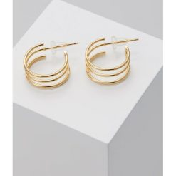 Cloverpost ROLL EARRINGS Kolczyki yellow goldcoloured. Żółte kolczyki damskie marki cloverpost. Za 459,00 zł.