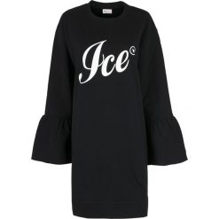 Sukienka Ice Play By ICEBERG. Czarne kombinezony damskie ICE PLAY BY ICEBERG, bez wzorów, sportowe, z włoskim kołnierzykiem, bez rękawów. Za 449,00 zł.