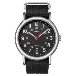 Timex Męski Zegarki T2N647. Czarne zegarki męskie marki Timex. W wyprzedaży za 189,00 zł.