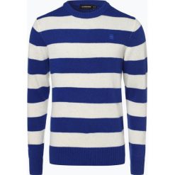 G-Star - Sweter męski – Doolin, niebieski. Niebieskie swetry klasyczne męskie marki G-Star, xl, eleganckie, z klasycznym kołnierzykiem. Za 349,95 zł.