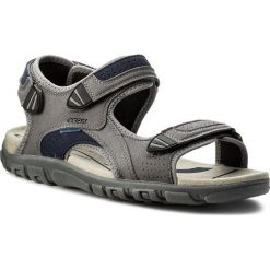 Sandały GEOX - U S.Strada Wf C U6224C 000AF C9M4E Stone/Blue. Szare sandały męskie skórzane Geox. W wyprzedaży za 259,00 zł.