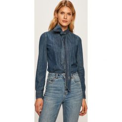 Polo Ralph Lauren - Koszula jeansowa. Niebieskie koszulki damskie polo z bawełny, casualowe, polo. W wyprzedaży za 499,90 zł.