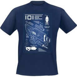 T-shirty męskie: Ready Player One Rifle Profile T-Shirt granatowy