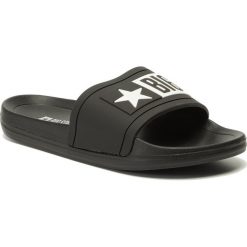 Klapki BIG STAR - DD274A266 Black. Czarne klapki damskie BIG STAR, bez wzorów, z tworzywa sztucznego, bez obcasa. Za 59,00 zł.