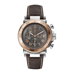 Zegarek "X90005G2S" w kolorze brązowo-złotym. Pomarańczowe, analogowe zegarki męskie Liu Jo, Guess, złote. W wyprzedaży za 749,95 zł.