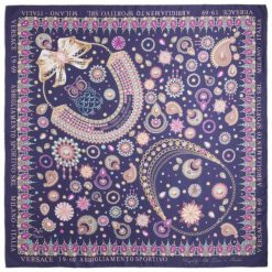 Chusty damskie: Versace 19.69 Chusta Damska Fioletowy Jewels