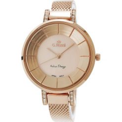 Zegarek Gino Rossi damski Nowima rose gold (10571-3D3). Czerwone zegarki damskie Gino Rossi. Za 209,75 zł.