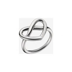 Calvin Klein Pierścień Srebrny. Szare pierścionki damskie Calvin Klein, srebrne. Za 385,95 zł.