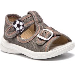 Sandały SUPERFIT - 4-00292-71 M Grun. Zielone sandały chłopięce Superfit, ze skóry. W wyprzedaży za 139,00 zł.