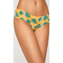Undiz - Figi Micro Palmiz. Żółte majtki damskie Undiz, s, z elastanu. W wyprzedaży za 24,90 zł.