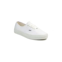 Buty Vans AUTHENTIC. Białe trampki i tenisówki damskie Vans, bez wzorów, z kauczuku, bez zapięcia. Za 260,10 zł.