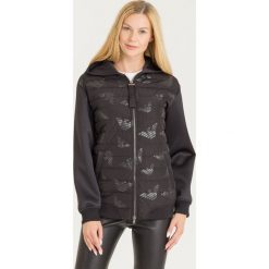 KURTKA EMPORIO ARMANI. Czarne kurtki damskie z materiału. Za 1055,40 zł.