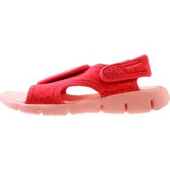 Nike Performance SUNRAY ADJUST 4 Sandały kąpielowe tropical pink/bleached coral. Czerwone sandały chłopięce marki Nike Performance, z materiału. Za 129,00 zł.