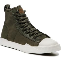 Trampki G-STAR RAW - Rackam Scuba Mid D10757-8390-723 Combat. Zielone trampki męskie G-Star RAW, bez wzorów, z gumy, eleganckie, bez zapięcia. W wyprzedaży za 359,00 zł.