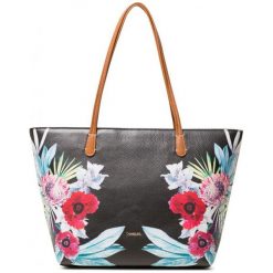 Desigual Torebka Bols Oima Capri Zipper, Czarna. Czarne torebki klasyczne damskie Desigual, bez wzorów, eleganckie, bez dodatków. Za 299,00 zł.
