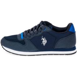 U.S. Polo Assn. Tenisówki Męskie Soren 43 Ciemnoniebieskie. Czarne trampki męskie U.S. Polo Assn., bez wzorów, bez zapięcia. Za 339,00 zł.