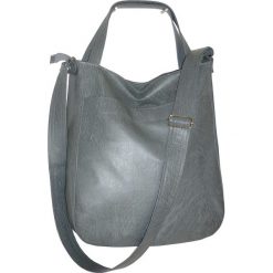 Szara torba hobo, szara torebka listonoszka. Niebieskie torebki worki marki Pakamera, z syntetyku, duże. Za 135,00 zł.