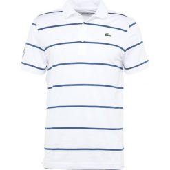 Lacoste Sport RYDER CUP Koszulka sportowa blanc/bleu france. Białe koszulki sportowe męskie Lacoste Sport, m, z elastanu. Za 449,00 zł.